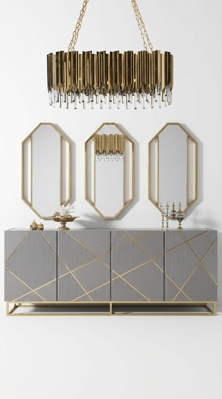 Wohnzimmer Anrichte Kommode Grau Anrichten Schränke Kommoden Möbel Holz