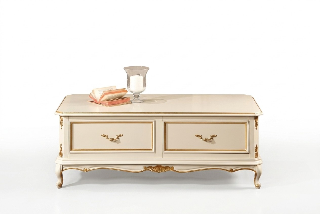 Wohnzimmer Couchtisch Italienische Klassischer Möbel Luxus Tisch Neu