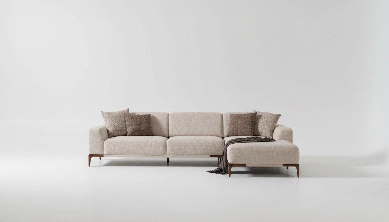 Wohnzimmer Ecksofa L-Form Sofa 3 Sessel Couchtisch 2x Beistelltische Set