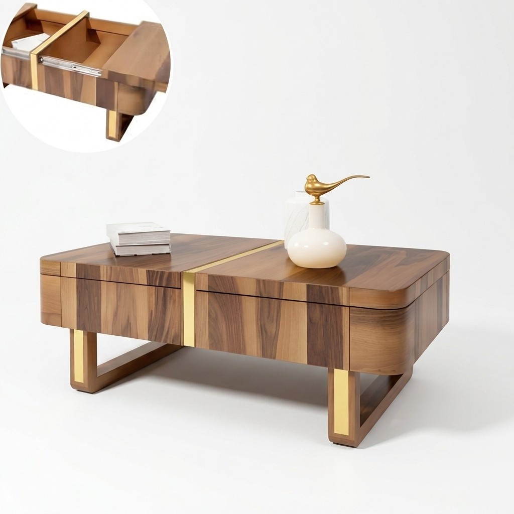Wohnzimmer Holz Tische Beistell Luxus Stil Tisch Neu Couchtisch Beistelltisch