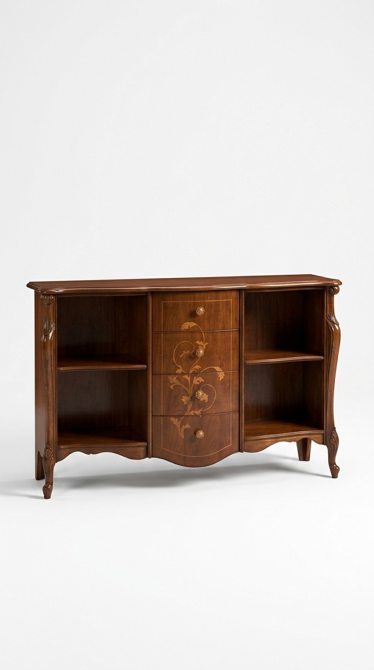 Wohnzimmer Möbel Klassischer Barock Stil Kommode Bücher Kommode Holz