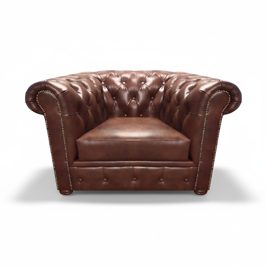 Wohnzimmer Sessel Neu Couch Einrichtung Luxus Designer Leder Möbel Chesterfield