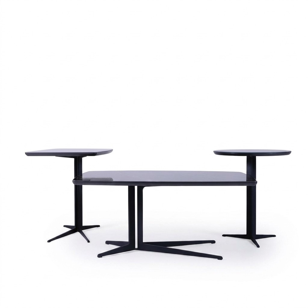 Wohnzimmer Set 3tlg Luxus Couchtisch 2x Beisteltisch Tisch Einrichtung