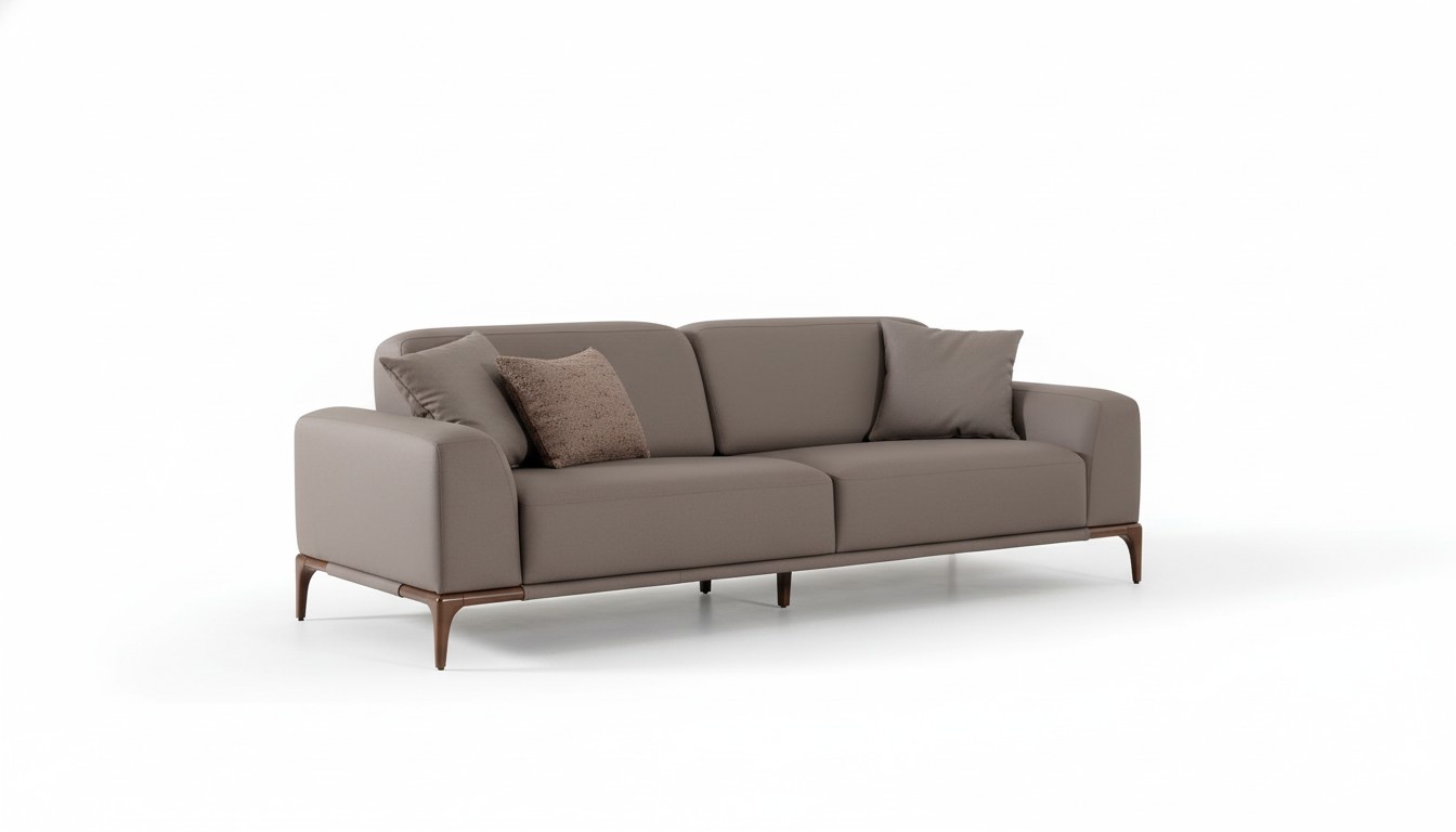 Wohnzimmer Sofa Couch Dreisitzer Design Luxus Couchen Möbel braun