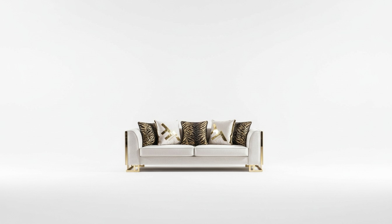 Wohnzimmer Sofagarnitur 3+3+1 Couchtisch Beistelltisch Set 5tlg Neu