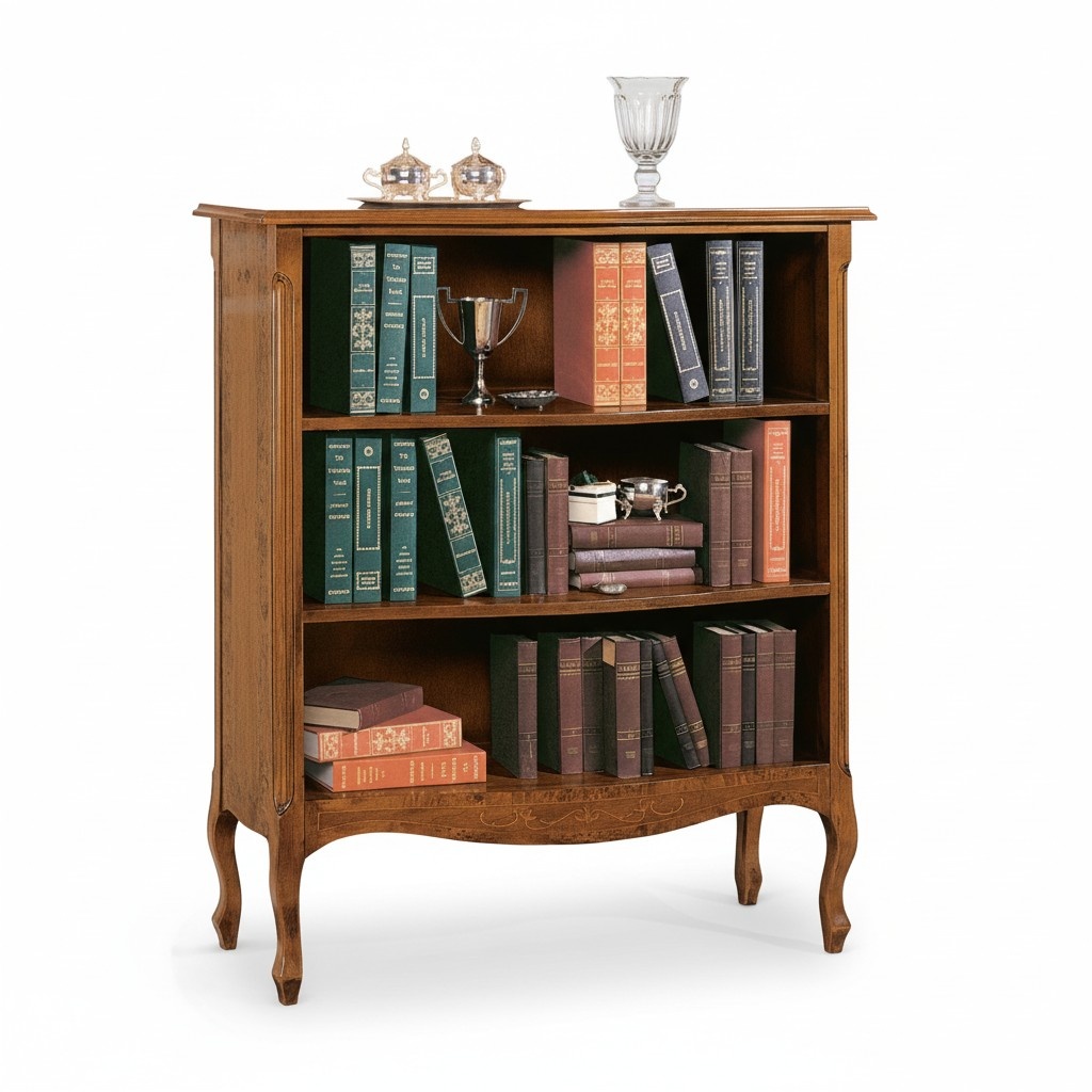 Wohnzimmer Vitrine Schrank Bücher Regal Anrichte Klassische Möbel Regale Holz
