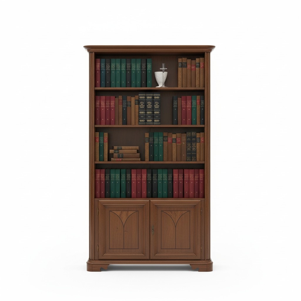 Wohnzimmer Vitrine Schrank Bücher Regal Anrichte Klassische Möbel Regale Holz Neue