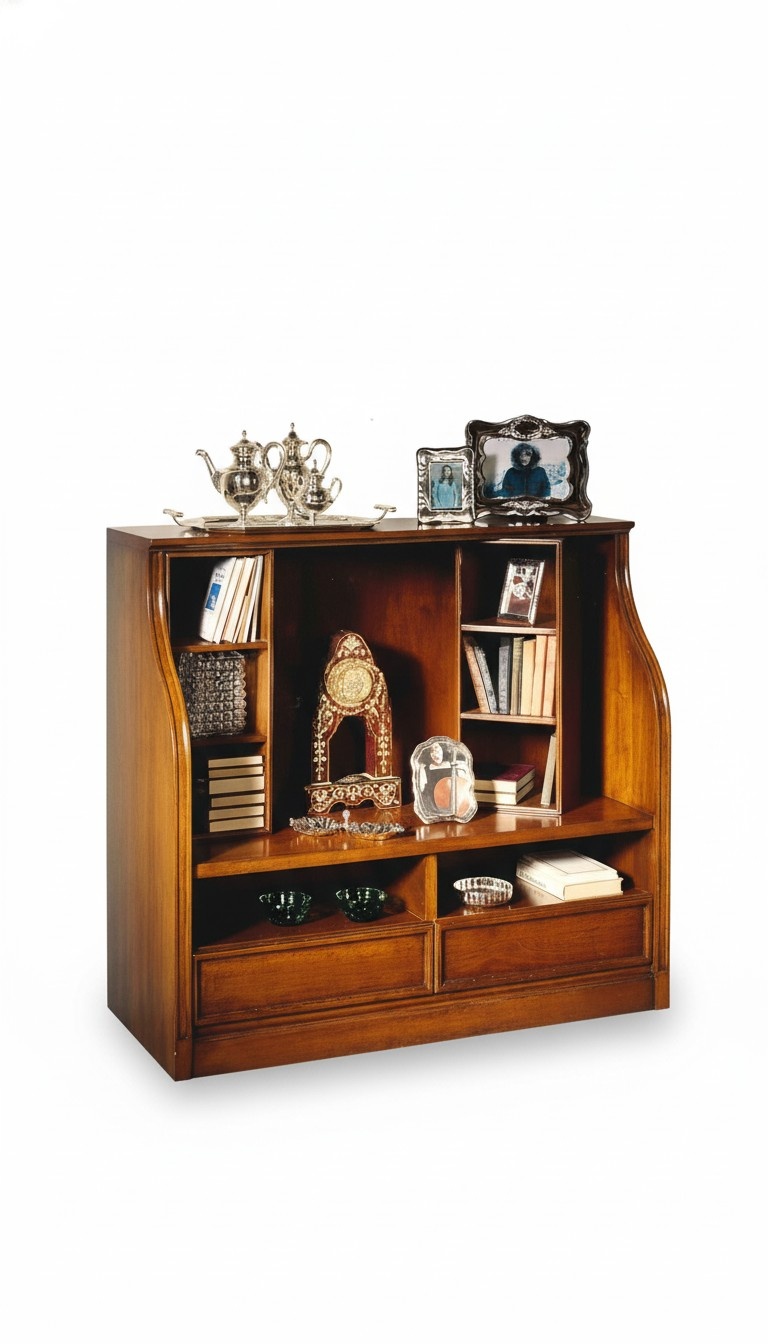 Wohnzimmermöbel Brauner tv Schrank Luxus braune Kommode Schränke Regale Holz-