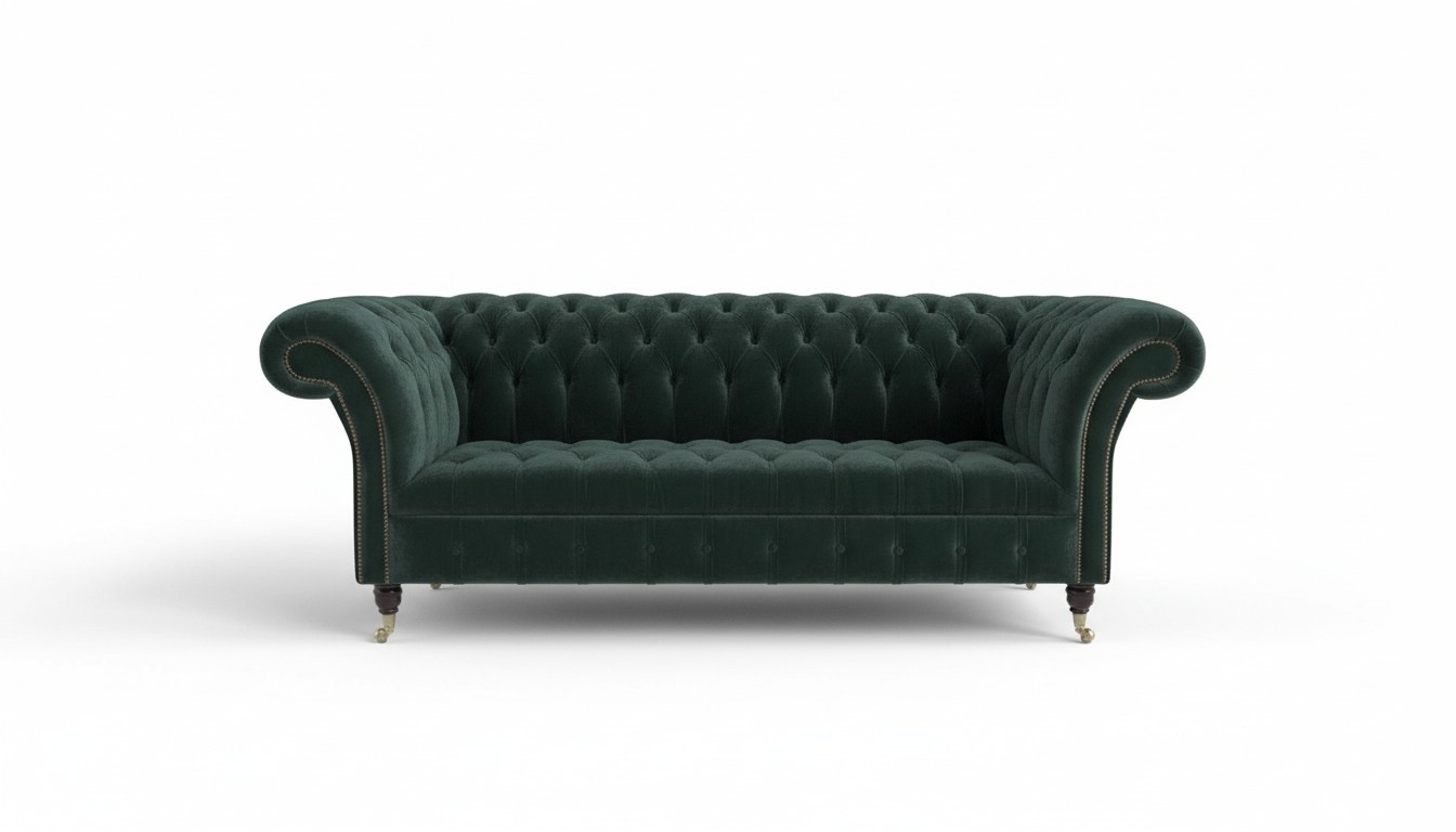 XXL Big Sofa Couch Chesterfield Polster 3 Sitzer Sitz Garnitur Leder
