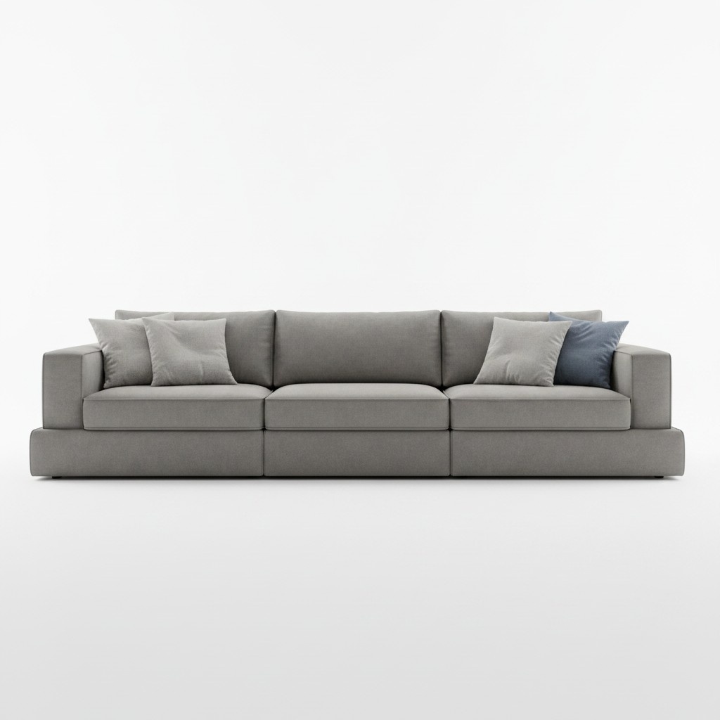 XXL Big Sofa Viersitzer Stoff Couch Design Couchen 4 Sitzplatz Textil Neu Luxus