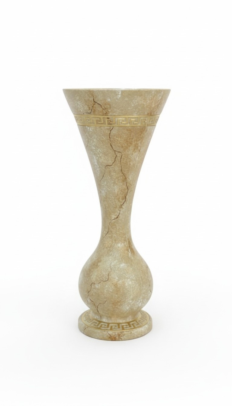 XXL Big Vase Design Medusa Antik Stil Blumen Vasen Pokal Deko Dekoration