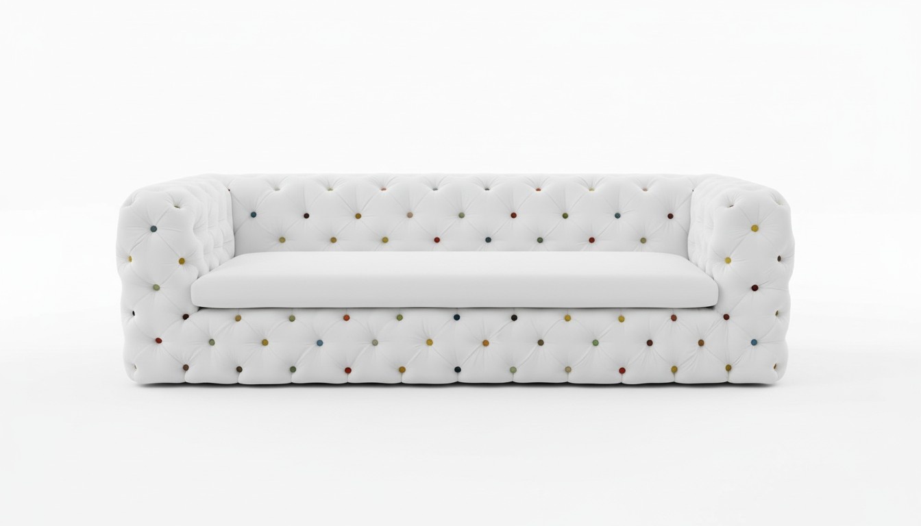 XXL Design Sofa Couch Polster 4 Sitzer Englische Chesterfield Samt Sofas Couchen