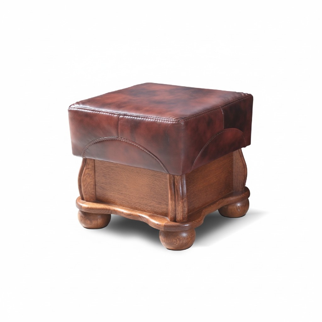 XXL Fußhocker Club Lounge Hocker Leder Textil Ottoman Designer Pufa Ottomane