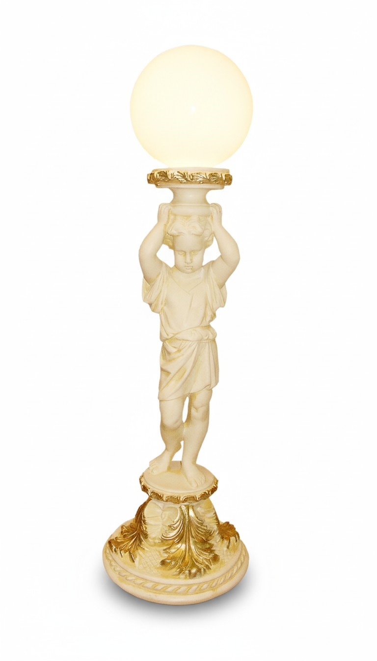 XXL Große Tischlampe 113cm Tisch Leuchte Lampen Leuchten Stand Figur