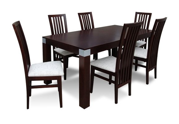 Essgruppe Esstisch Tisch mit 6 x Stühlen Model Z05