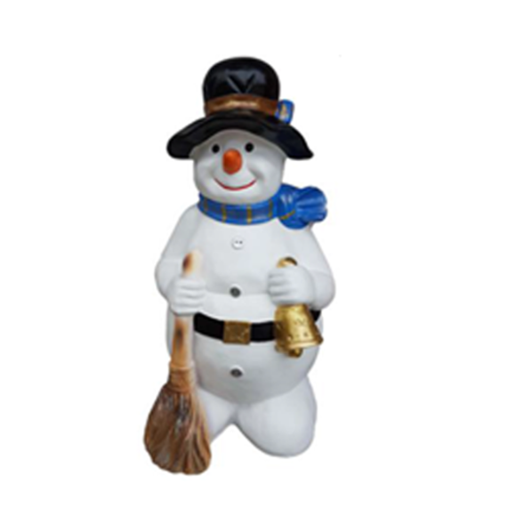 Schneemann Figur Statue Deko Figuren Deko Skulptur 68cm Winter Neu