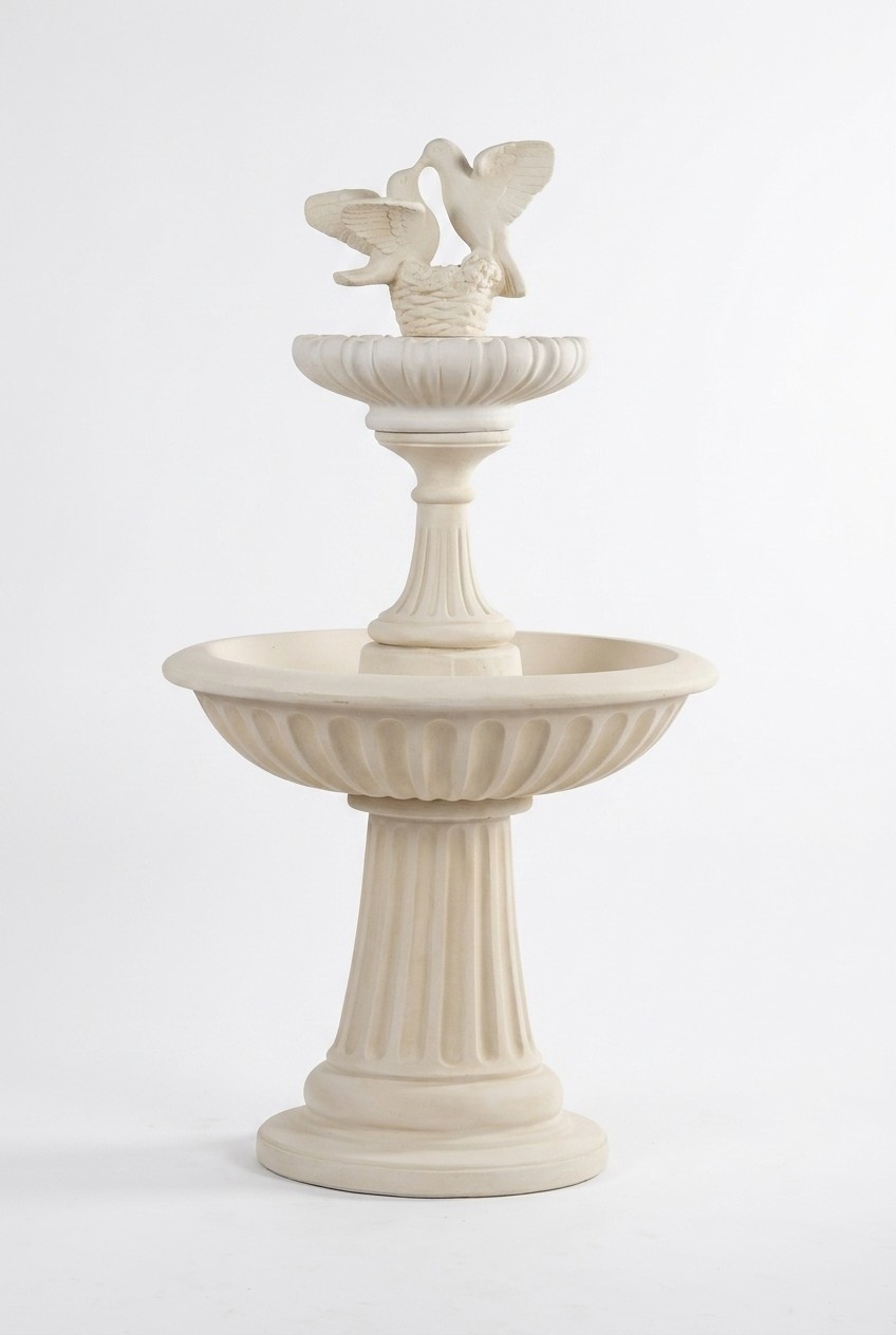 Zierbrunnen Springbrunnen Skulptur 171cm Brunnen Deko Garten Fontaine