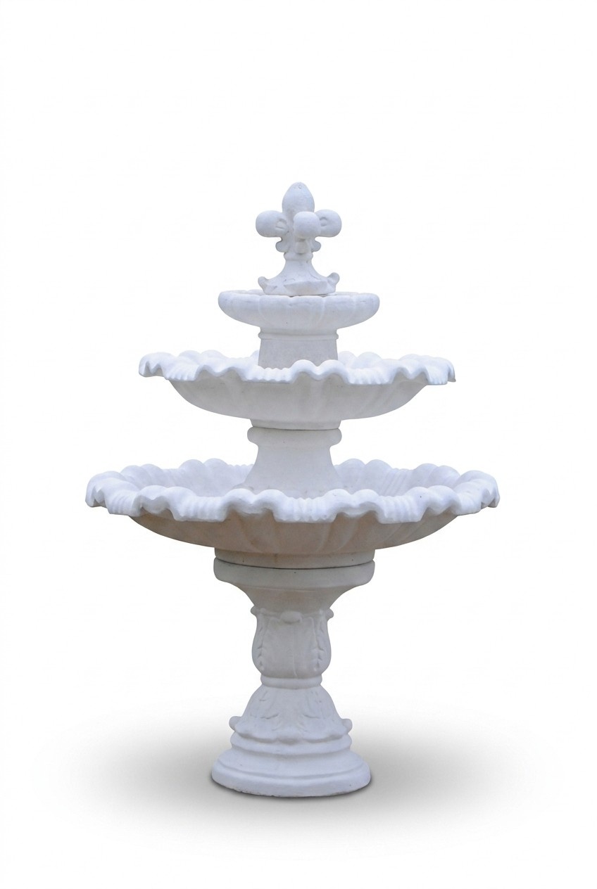 Zierbrunnen Springbrunnen Skulptur Brunnen Deko Garten Fontaine Teich