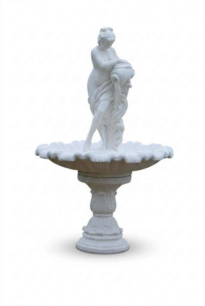 Zierbrunnen Springbrunnen Skulptur Brunnen Deko Garten Fontaine Teich