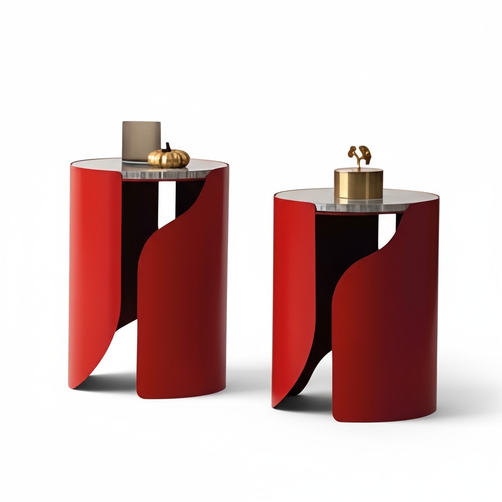 Zwei Beistelltische im modernen Look für jeden Wohnstil Satztisch