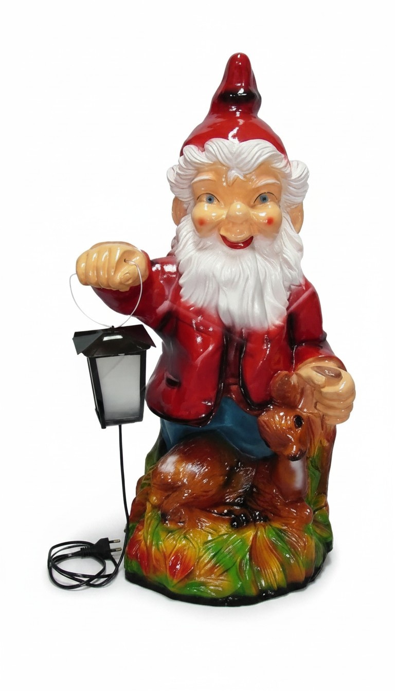 Zwerg Figur Garten Statue Skulptur Figuren Skulpturen Dekoration 72 cm