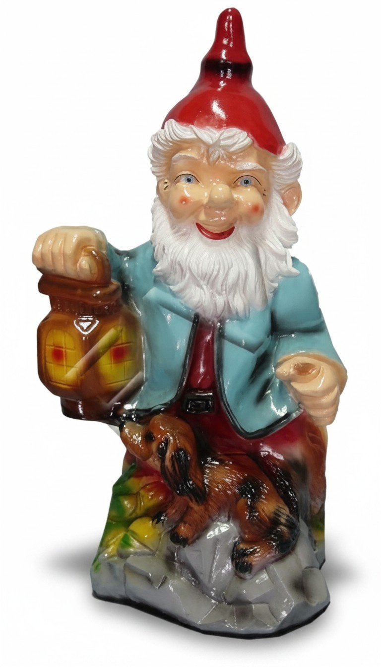 Zwerg Figur Garten Statue Skulptur Figuren Skulpturen Dekoration 80 cm