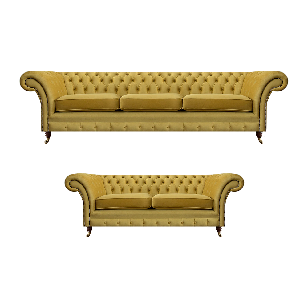 Gelb Sofagarnitur Sofas Couchen Polstermöbel Wohnzimmer Komplett Einrichtung
