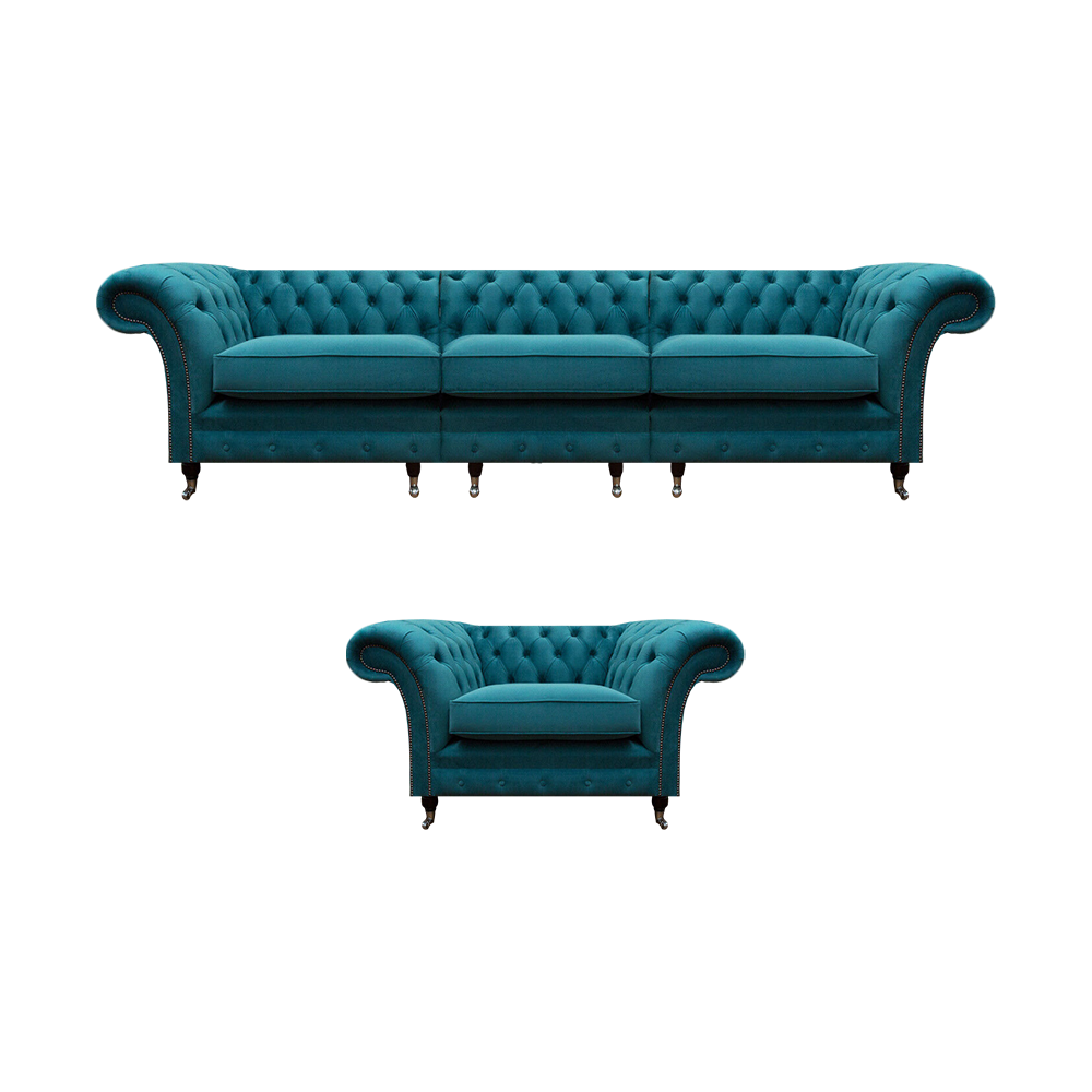 Wohnzimmer Designer Set 2tlg Sofa Dreisitze Couch Neu Luxus Sessel