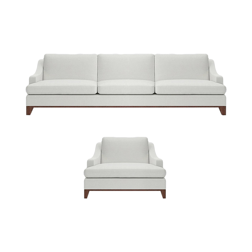 Wohnzimmer Weiß Dreisitze Sofa Couch Luxus Sessel Luxus Einrichtung