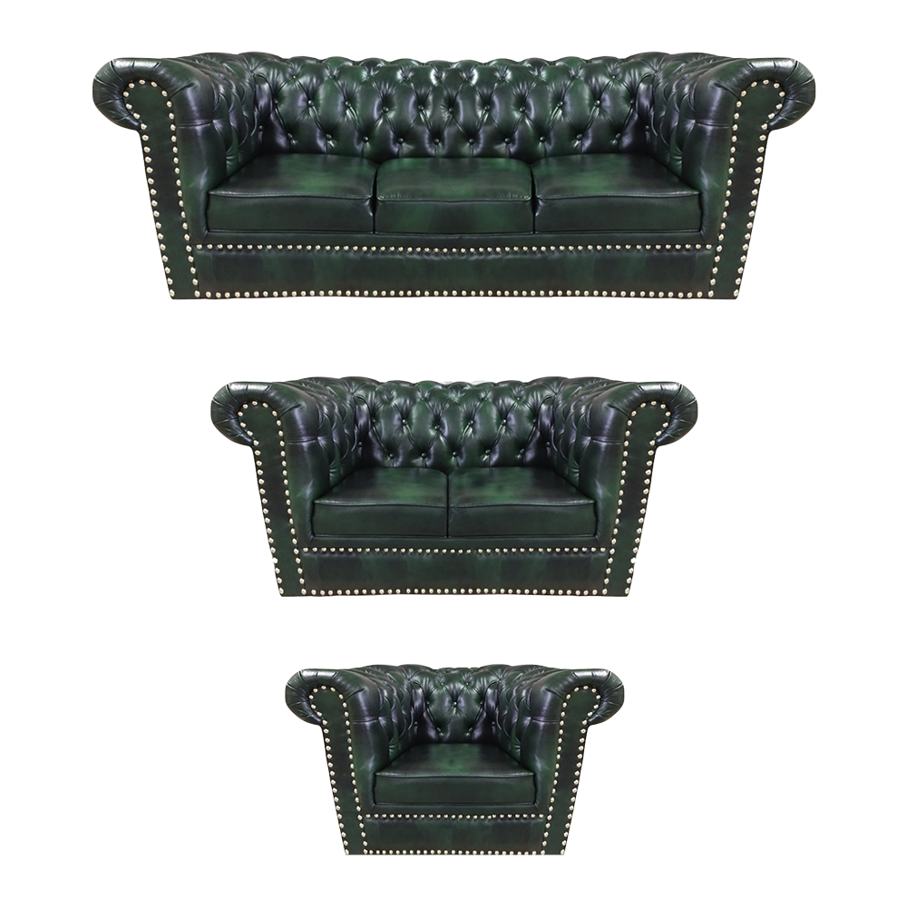 Sofagarnitur 3tlg Wohnzimmer 3+2+1 Modern Design Sessel Chesterfield