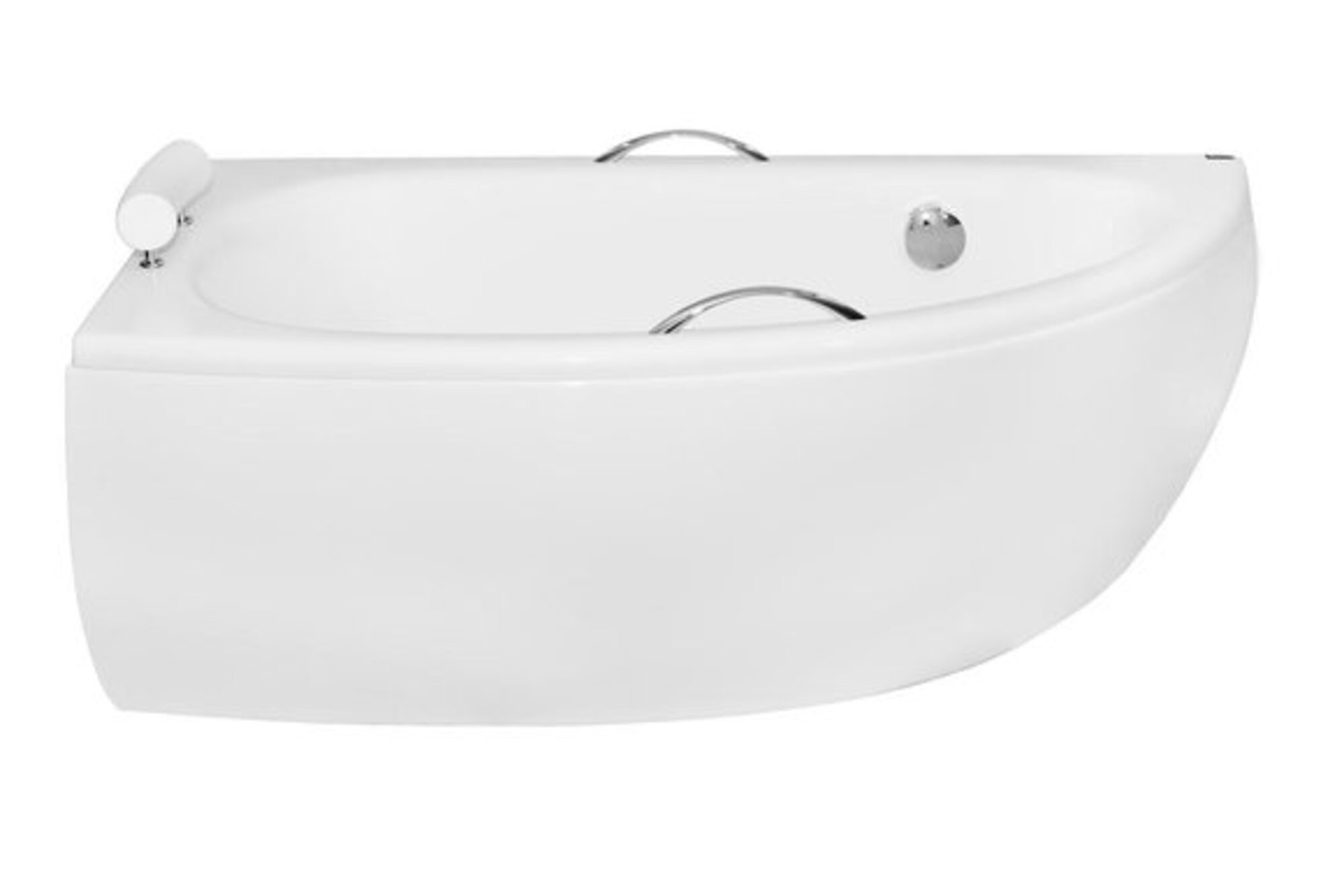 Badewanne Eckwanne Eck 150*70 cm Acrylwanne Wanne Bad Eckbadewanne Wannen Weiß