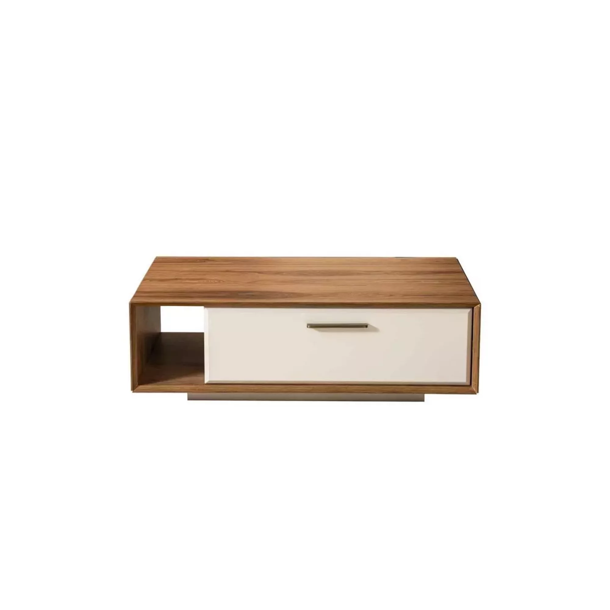 Wohnzimmer Brauner Couchtisch Luxuriöser Kaffeetisch Edler Sofatisch
