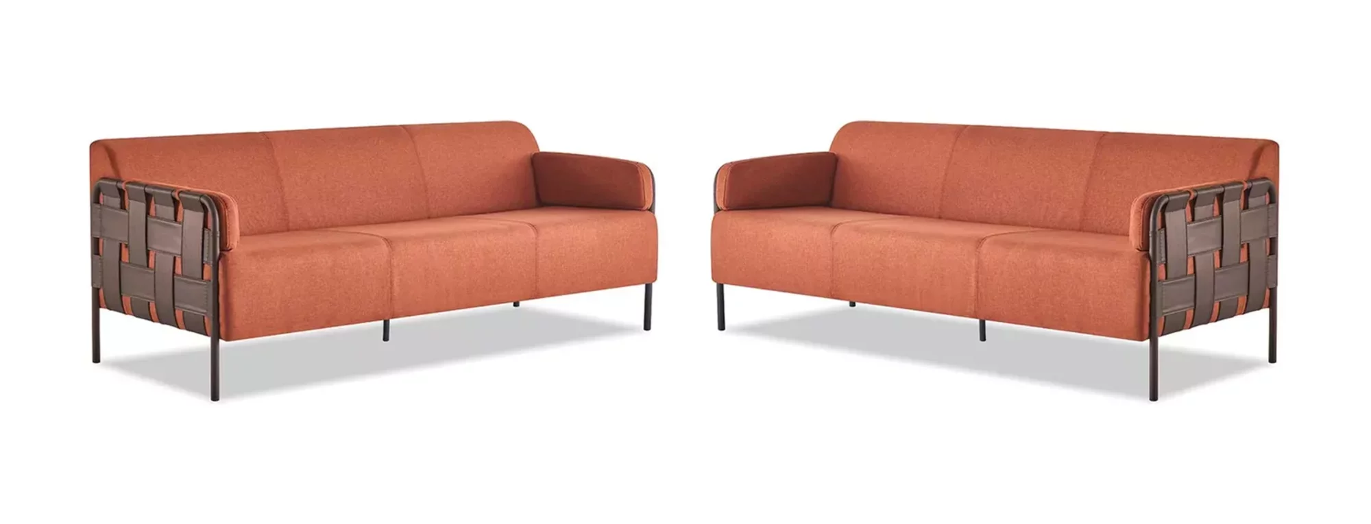 Sitzmöbel 3-Sitzer Couch Modern Sofa-Set Dreisitzig Sofagarnituren Leder