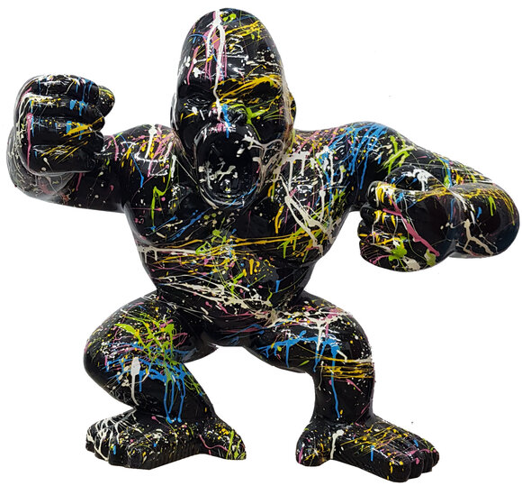 Designer Figur Statue Moderne Statuen Dekoration Deko Gorilla Garten Neu