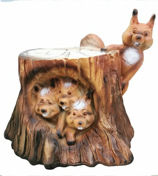 Moderne Abstrakte Figuren Designer Skulpturen Figuren Garten Eichhörnchen