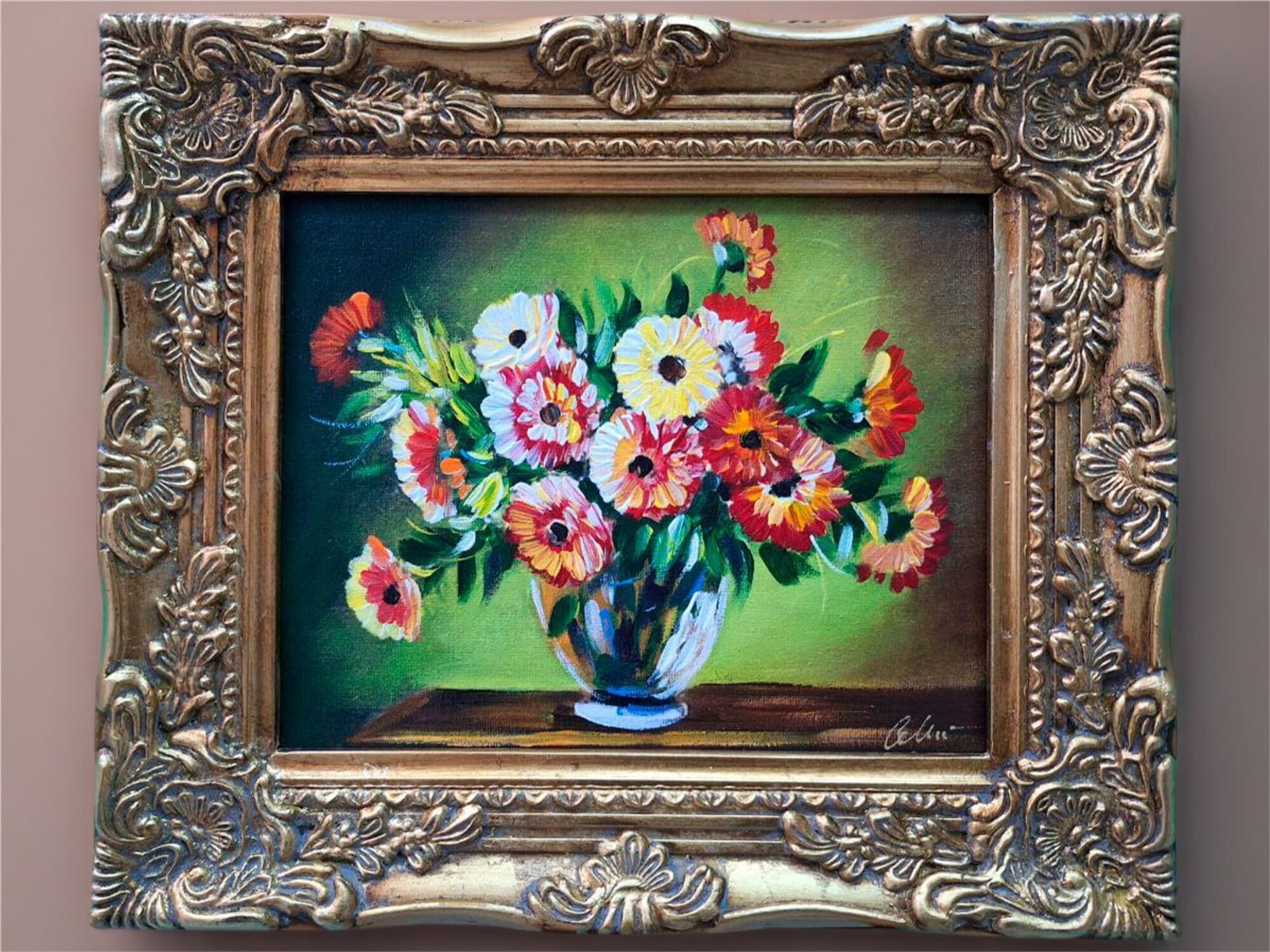 Handgemaltes Original auf Leinwand – zeitgenössische abstrakte Ölkunst Sofort