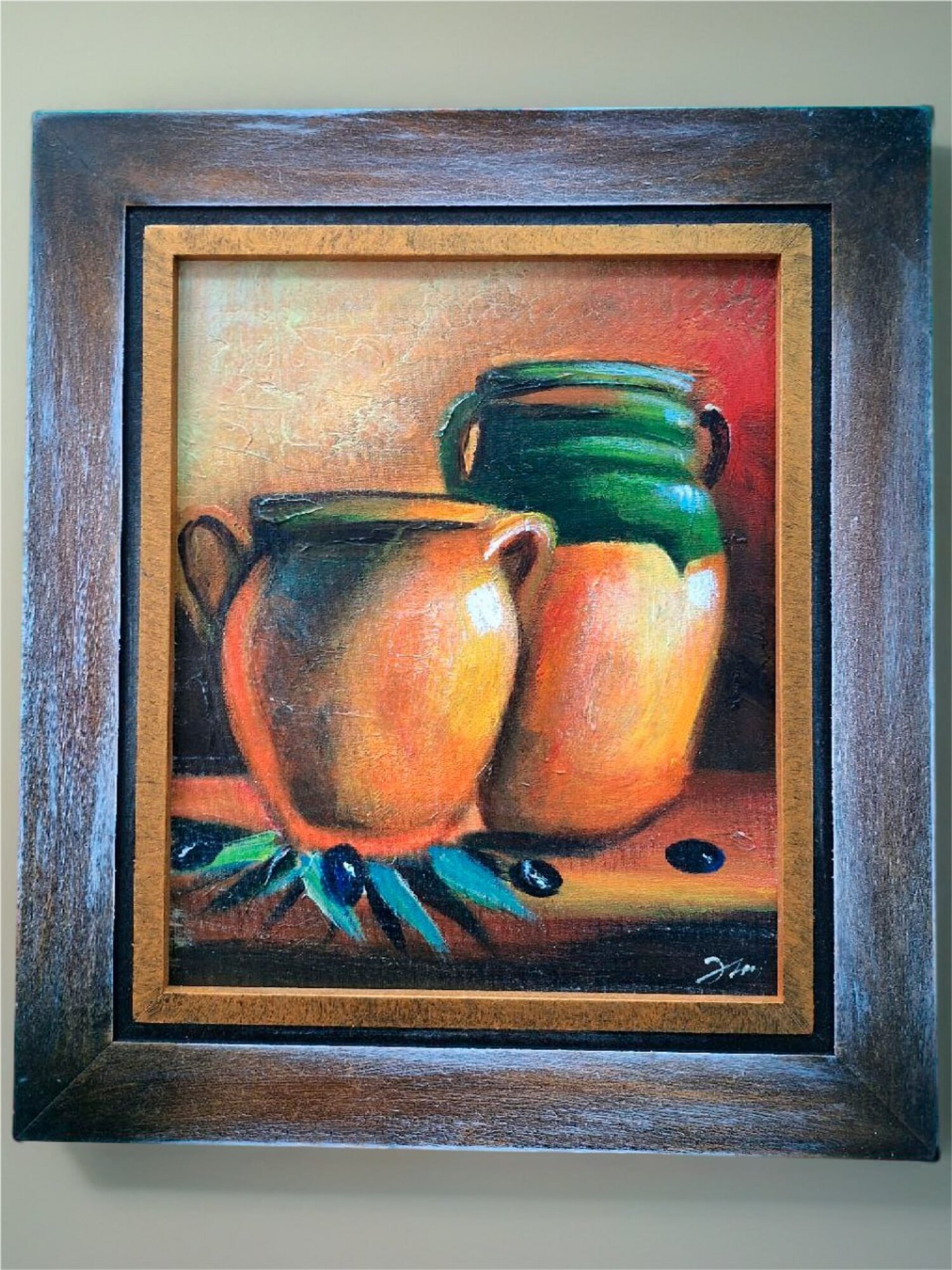 Handgemaltes abstraktes Ölgemälde – jedes Stück ist einzigartig Sofort