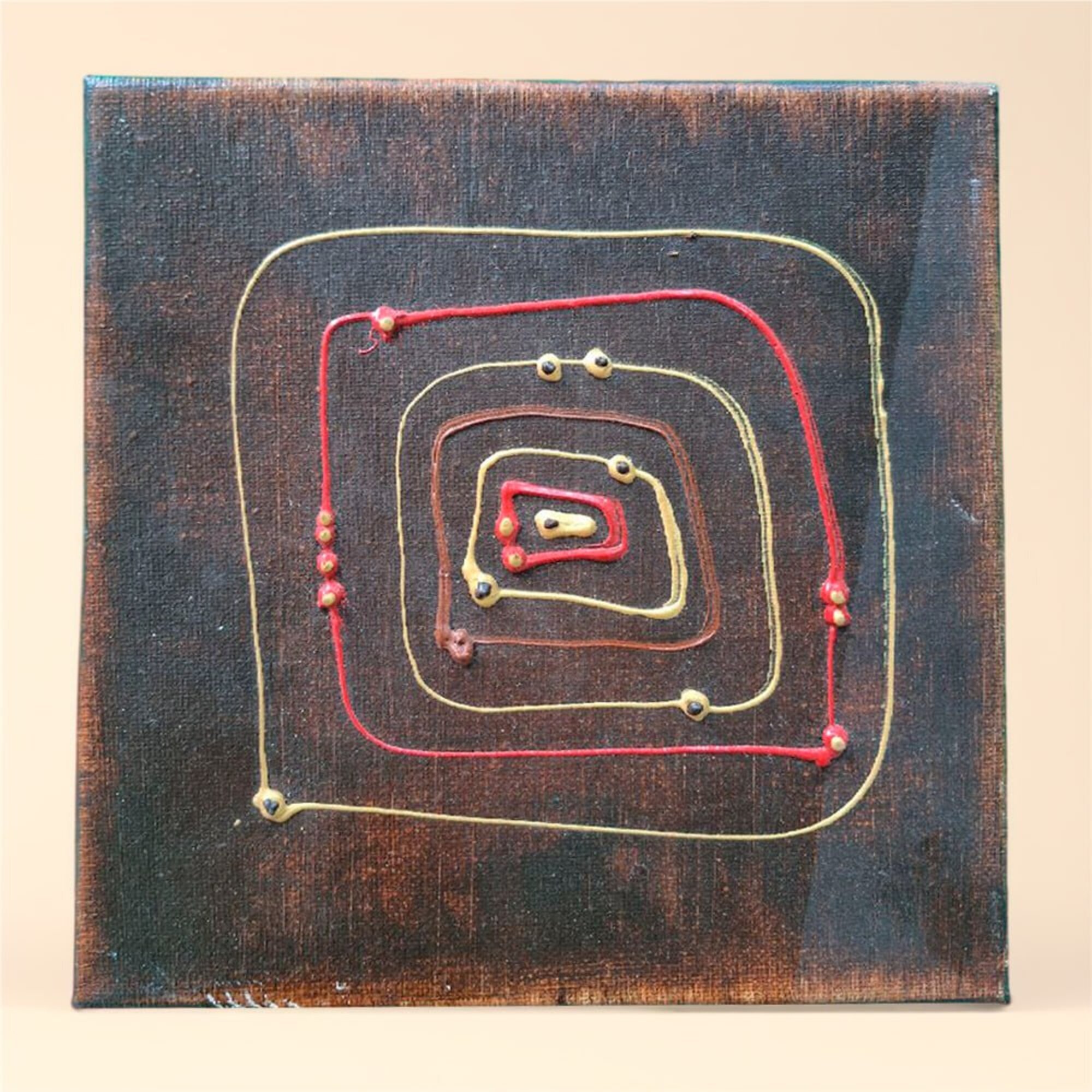 Ein faszinierendes abstraktes Gemälde, meisterhaft mit hochwertigen Ölfarben gestaltet Sofort