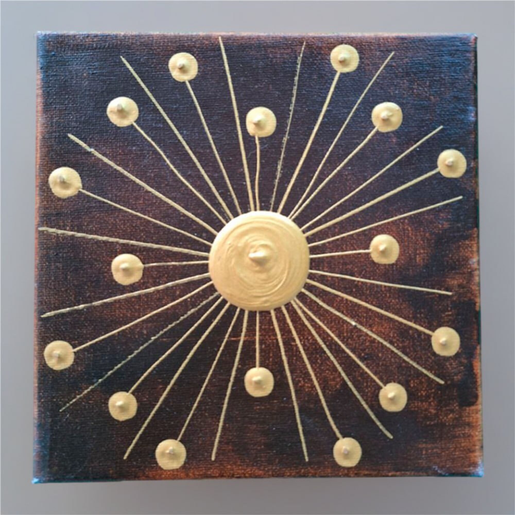 Abstraktes Ölgemälde von außergewöhnlicher Ausdruckskraft und Qualität Sofort