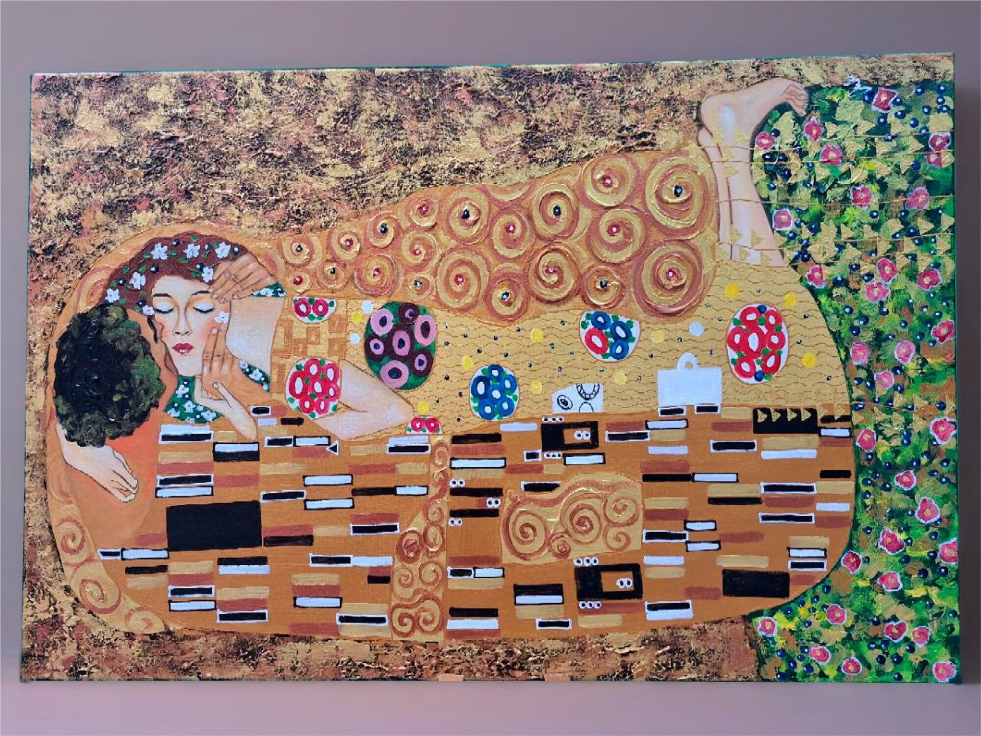 Jedes moderne Ölgemälde wird mit großer Sorgfalt in Handarbeit auf hochwertiger Sofort