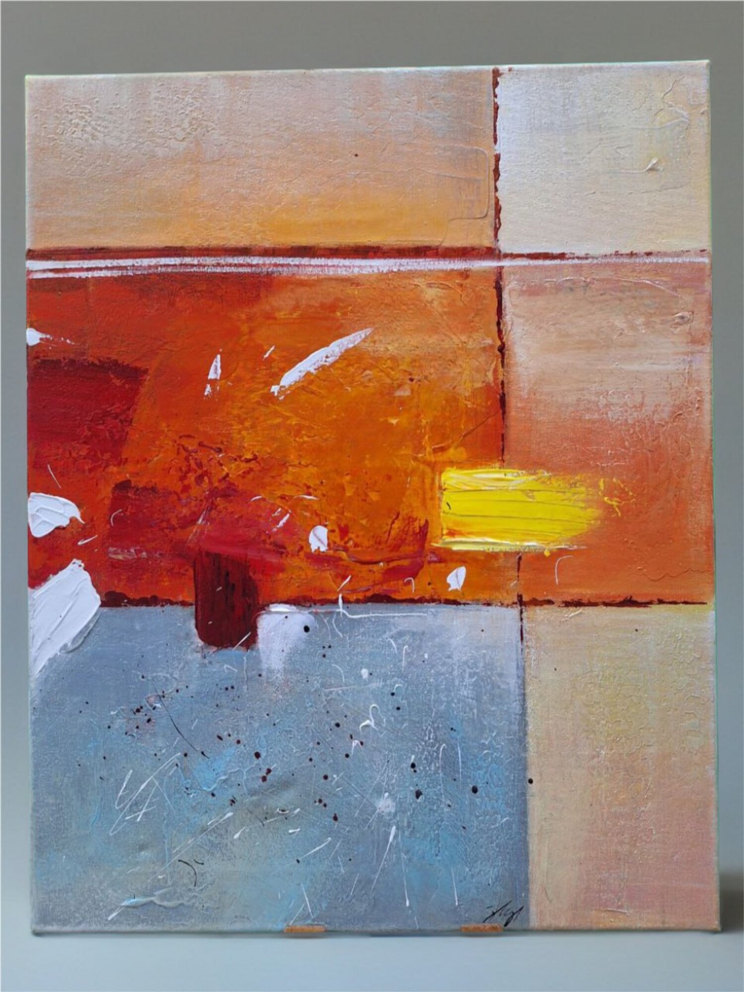 Moderne Ölgemälde mit feinen, präzise ausgearbeiteten Details Sofort