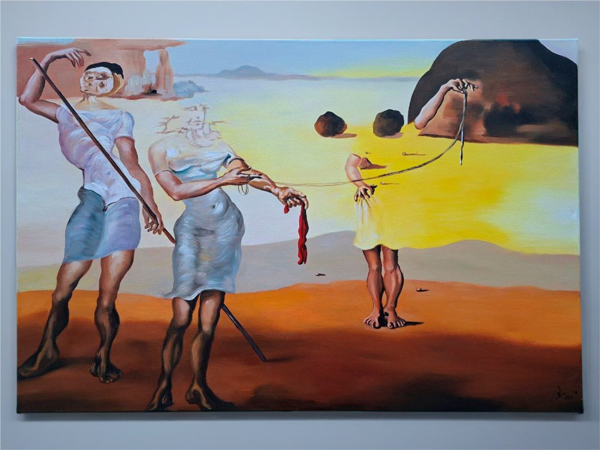 Exklusive Ölbilder im modernen Design geprägt von feinen und klaren Akzenten Sofort