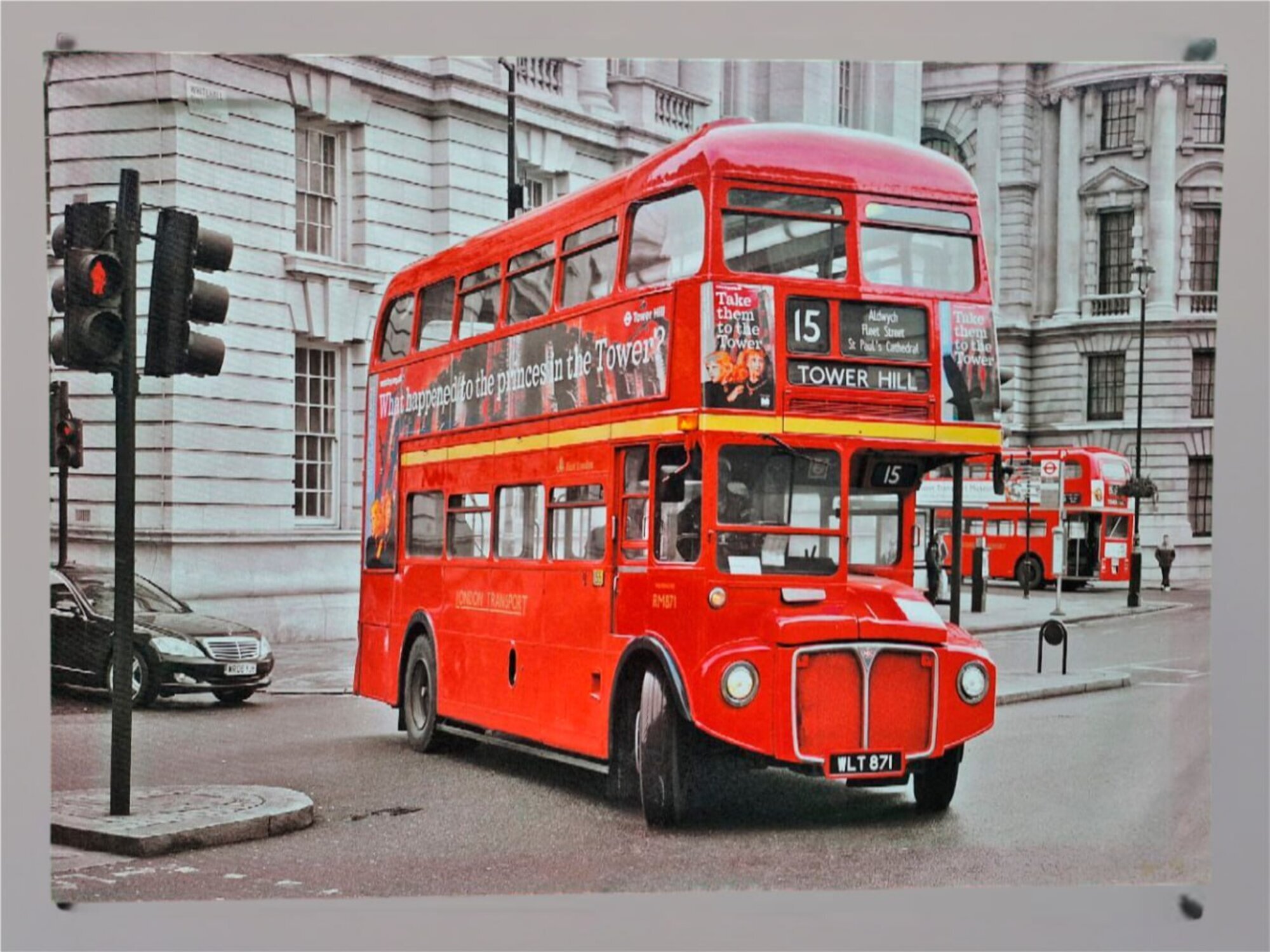 Moderne Ölgemälde mit reduzierten, klaren Linien Sofort