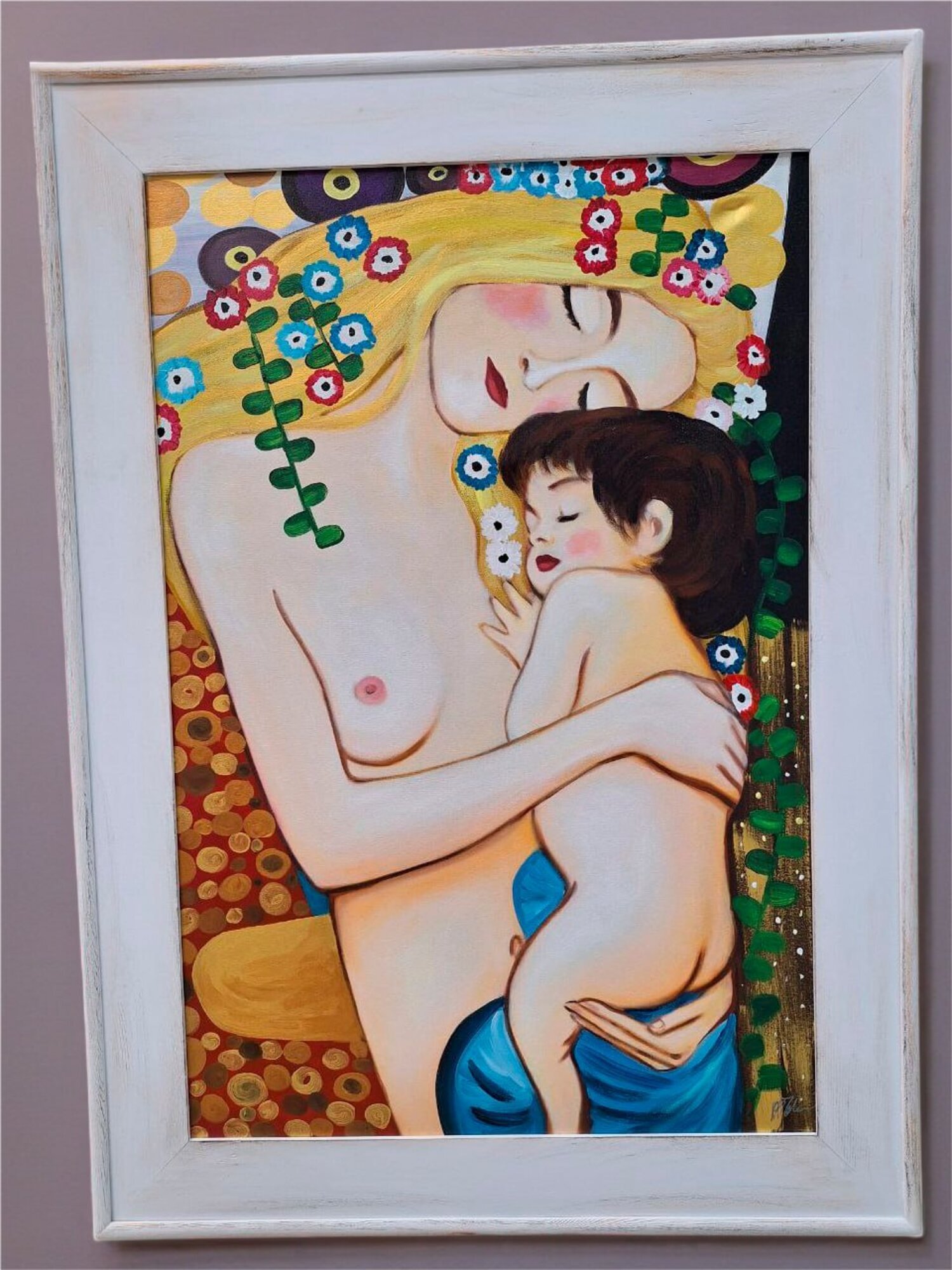 Modernes, handgefertigtes Ölbild auf Premium-Canvas Sofort