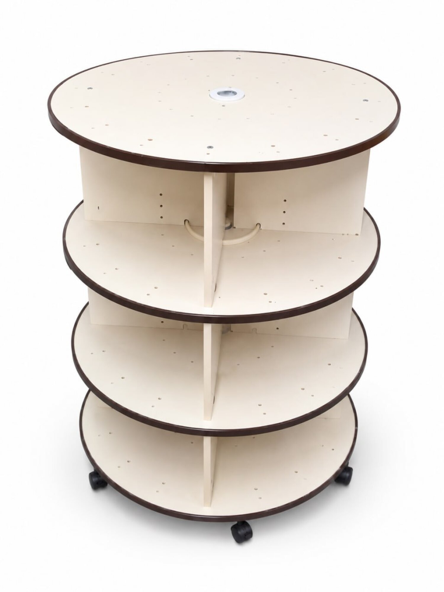 360° Drehbarer Rolltisch Rundregal Mehrzweck Organizer Sofort