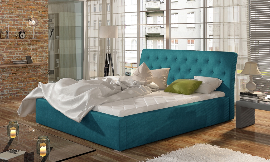 Polsterbett Betten Bett Polster Designer Hotel Doppel Luxus Design