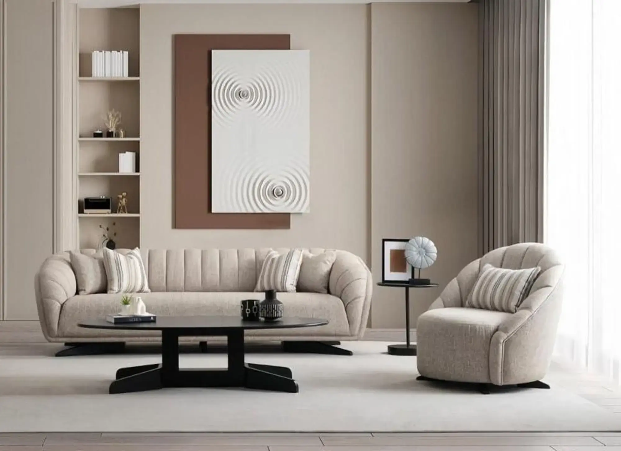 Stilvolles Dreisitzer Relaxsofa für Ihr Zuhause
