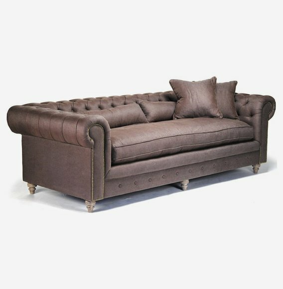 Chesterfield Sofa 3 SITZER Polster Designer Couchen Sofas Garnitur