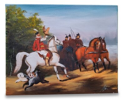 Hochwertiges abstraktes Ölgemälde mit intensiver Ausdruckskraft und moderner Ästhetik Sofort