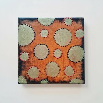 Ein beeindruckendes abstraktes Gemälde, kunstvoll mit hochwertigen Ölfarben geschaffen Sofort